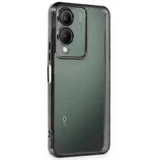 Vivo Y17S Kılıf Lensli Silikon - Siyah