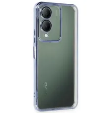 Vivo Y17S Kılıf Lensli Silikon - Açık Mavi