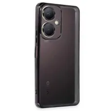 Vivo Y27 Kılıf Lensli Silikon - Siyah