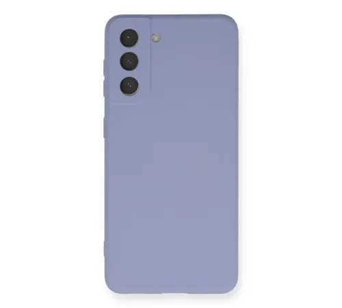 Samsung Galaxy S21 Kılıf Nano içi Kadife Silikon - Lila