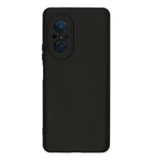 Huawei Nova 9 SE Kılıf Nano içi Kadife Silikon - Siyah
