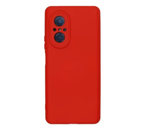 Huawei Nova 9 SE Kılıf Nano içi Kadife Silikon - Kırmızı