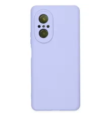 Huawei Nova 9 SE Kılıf Nano içi Kadife Silikon - Lila