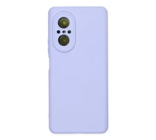 Huawei Nova 9 SE Kılıf Nano içi Kadife Silikon - Lila