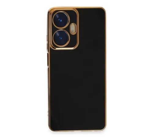 Realme C55 Kılıf Volet Silikon - Siyah