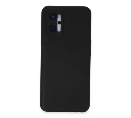 Realme 9i 4G Kılıf Nano içi Kadife Silikon - Siyah