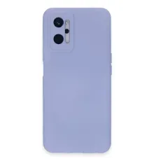 Realme 9i 4G Kılıf Nano içi Kadife Silikon - Lila