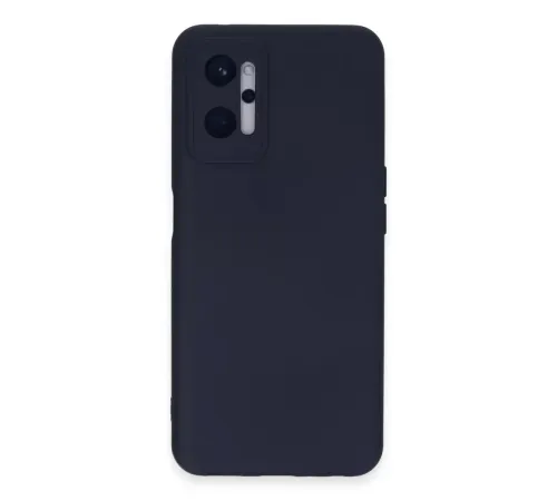 Realme 9i 4G Kılıf Nano içi Kadife Silikon - Lacivert