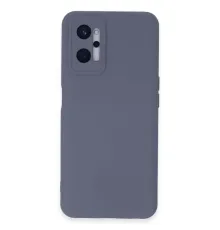 Realme 9i 4G Kılıf Nano içi Kadife Silikon - Gri