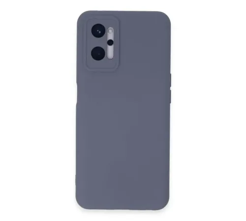 Realme 9i 4G Kılıf Nano içi Kadife Silikon - Gri