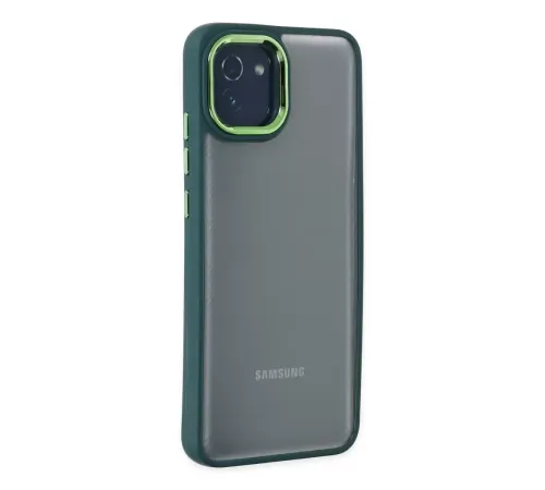 Samsung Galaxy A03 Kılıf Dora Kapak - Haki Yeşil