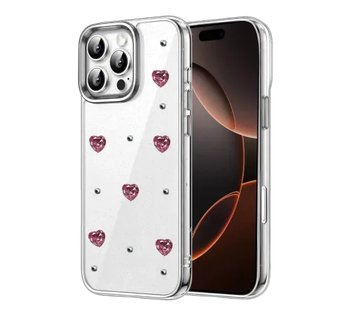 Apple iPhone 16 Pro Max Fiyonk Desenli Kapak - Desen 3