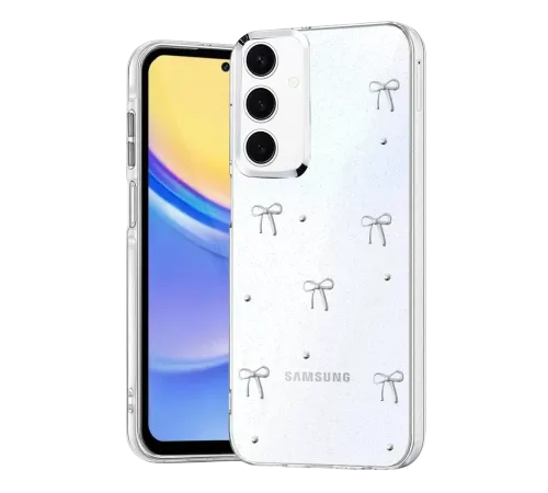 Samsung Galaxy A35 5G Fiyonk Desenli Kapak - Desen 1