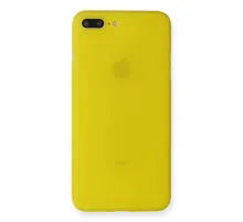 Apple iPhone 7 Plus Kılıf PP Ultra İnce Kapak - Sarı