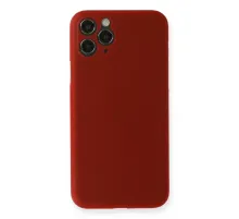 Apple iPhone 11 Pro Max Kılıf PP Ultra İnce Kapak - Kırmızı