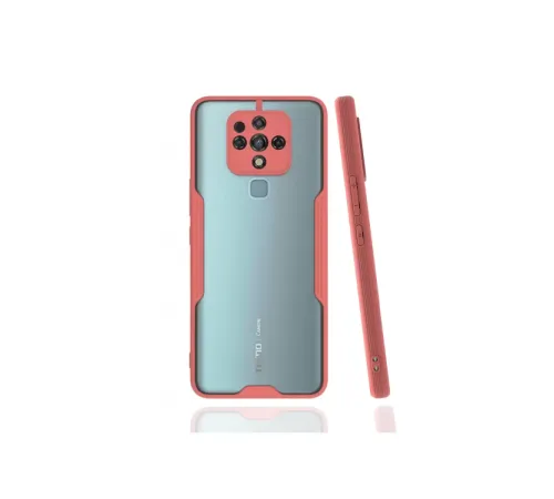 Tecno Camon 16 Kılıf Platin Silikon - Pembe
