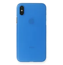 Apple iPhone XS Max Kılıf PP Ultra İnce Kapak - Mavi