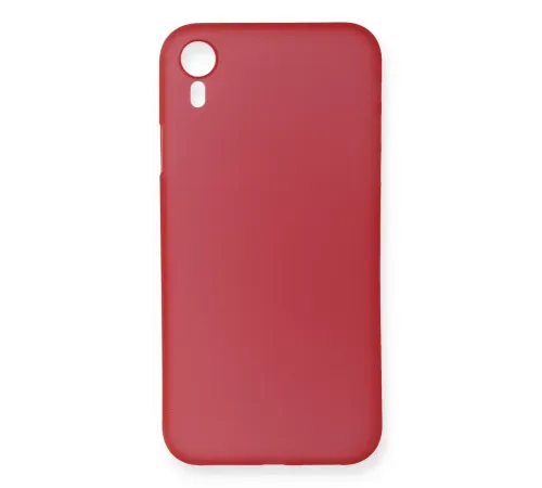 Apple iPhone XR Kılıf PP Ultra İnce Kapak - Kırmızı