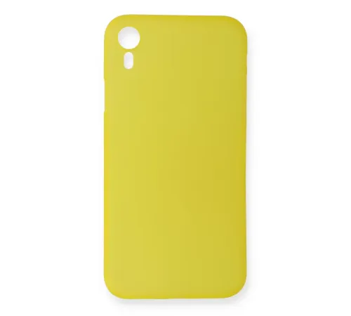 Apple iPhone XR Kılıf PP Ultra İnce Kapak - Sarı