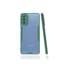 Samsung Galaxy M52 5G Kılıf Platin Silikon - Yeşil