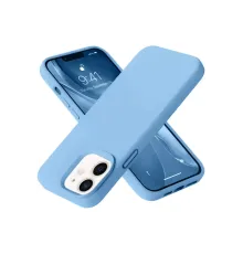 Apple iPhone 12 Kılıf Nano içi Kadife Silikon - Mavi