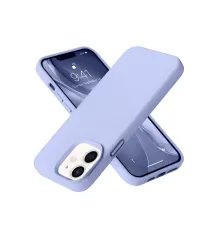 Apple iPhone 12 Kılıf Nano içi Kadife Silikon - Lila