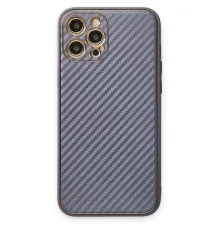 Apple iPhone 12 Pro Kılıf Coco Karbon Silikon - Gri