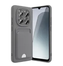 Redmi Note 15 Pro 5G Kelvin Kartvizitli Silikon - Gri