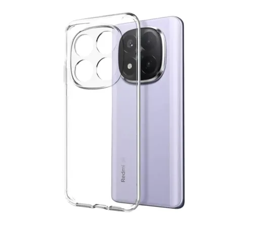 Redmi Note 15 Pro 5G Lüx Şeffaf Silikon - Şeffaf