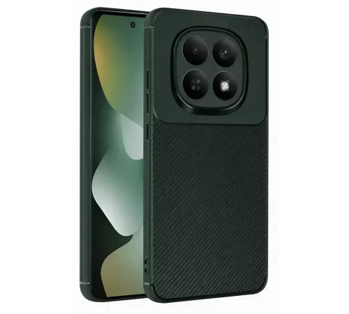 Redmi Note 15 Pro 5G Auto Focus Karbon Kapak - Koyu Yeşil