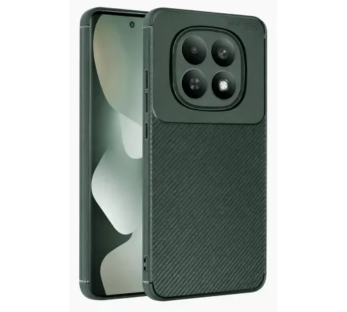 Redmi Note 15 4G Auto Focus Karbon Kapak - Koyu Yeşil