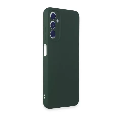 Samsung Galaxy A05S Kılıf First Silikon - Koyu Yeşil