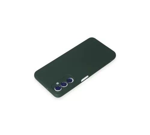 Samsung Galaxy A05S Kılıf First Silikon - Koyu Yeşil