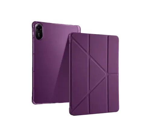 Redmi Pad 2 Kalemlikli Mars Tablet Kılıfı - Mürdüm