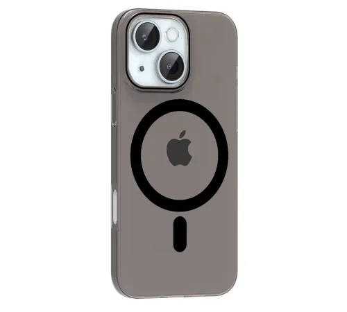 Apple iPhone 15 PC Blank Magsafe Kapak - Siyah