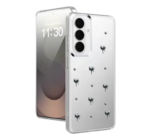Samsung Galaxy S26 Plus Fiyonk Desenli Kapak - Desen 1