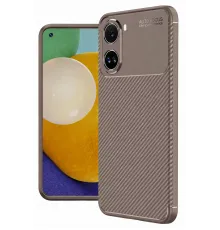 Poco X7 Pro Kılıf Auto Focus Karbon Kapak - Gri