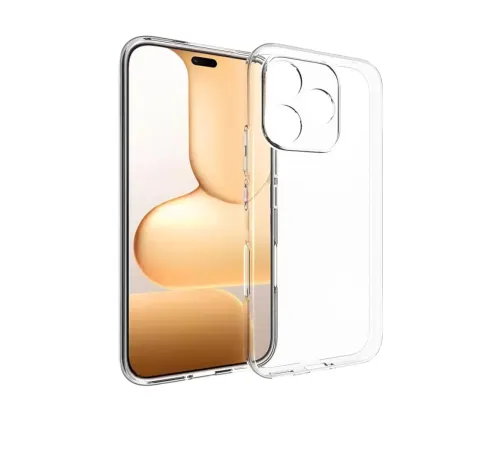 Huawei Honor 600 Lite Lüx Şeffaf Silikon - Şeffaf