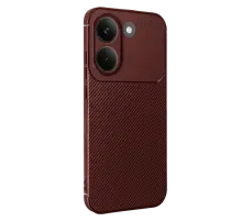 Poco X8 Pro Auto Focus Karbon Kapak - Bordo