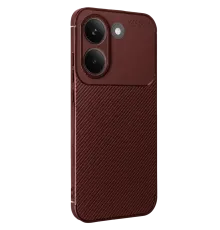 Poco X8 Pro Auto Focus Karbon Kapak - Bordo
