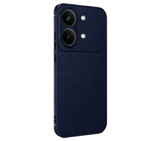 Poco X8 Pro Max Auto Focus Karbon Kapak - Lacivert
