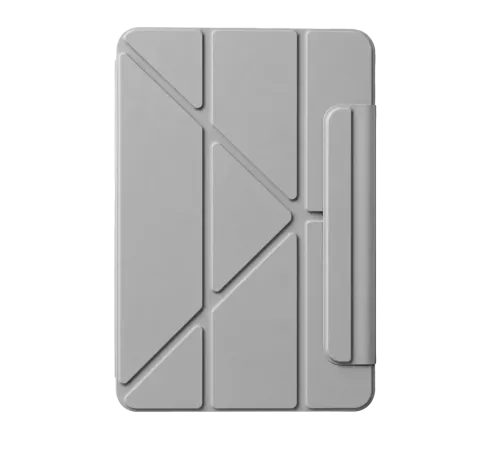Apple iPad 2025 10.9 10.Nesil (A16) Edz Manyetik Standlı Tablet Kılıfı - Gri