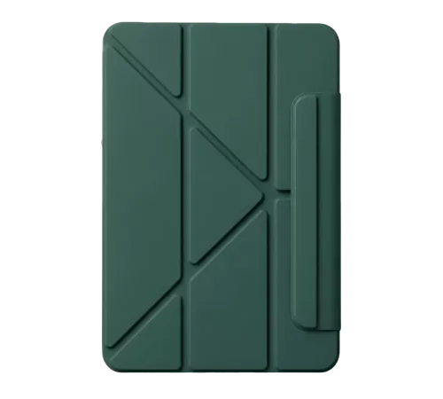 Apple iPad 2025 10.9 10.Nesil (A16) Edz Manyetik Standlı Tablet Kılıfı - Koyu Yeşil