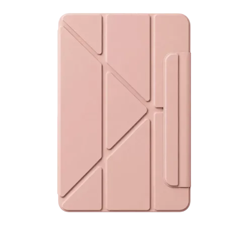 Apple iPad 2025 10.9 10.Nesil (A16) Edz Manyetik Standlı Tablet Kılıfı - Rose Gold