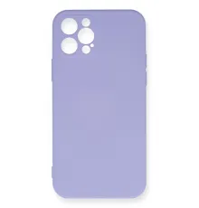 Apple iPhone 12 Pro Max Kılıf Nano içi Kadife Silikon - Lila
