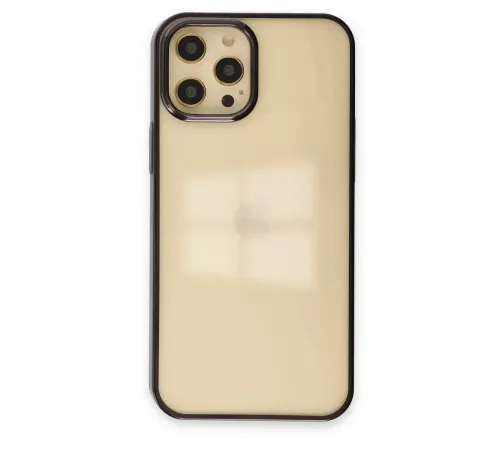 Apple iPhone 12 Pro Max Kılıf Element Silikon - Siyah
