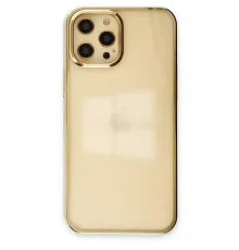 Apple iPhone 12 Pro Max Kılıf Element Silikon - Gold