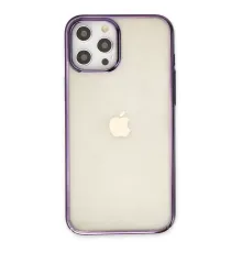 Apple iPhone 12 Pro Max Kılıf Element Silikon - Mor