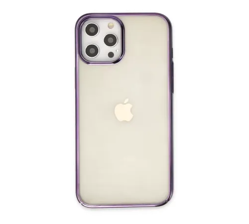 Apple iPhone 12 Pro Max Kılıf Element Silikon - Mor