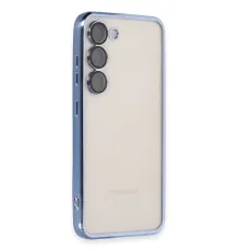 Samsung S24 Kılıf Lensli Silikon - Açık Mavi